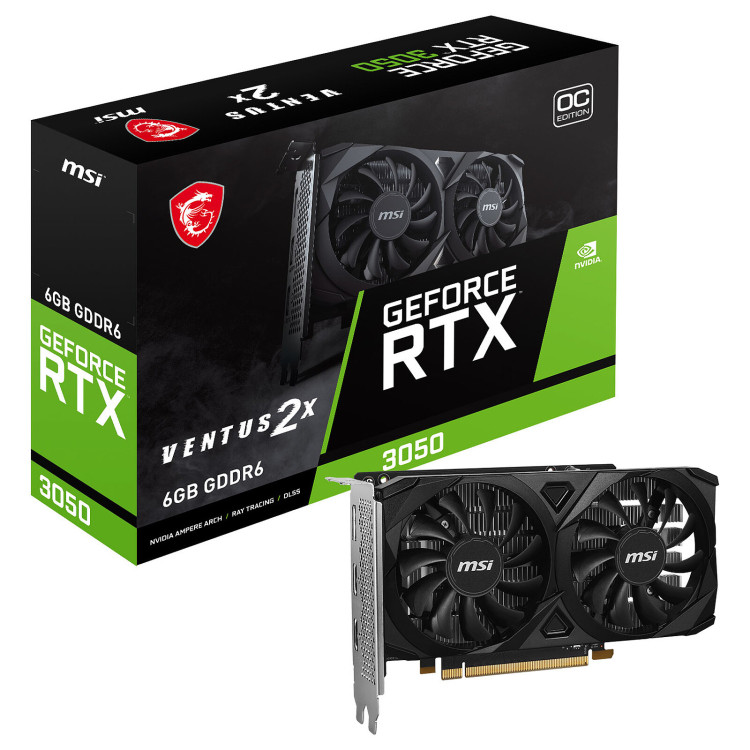 کارت گرافیک MSI RTX 3050 Ventus 2X E 6G OC