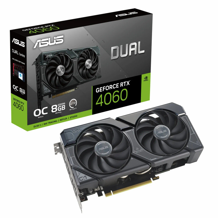 کارت گرافیک ASUS Dual RTX 4060 O8G