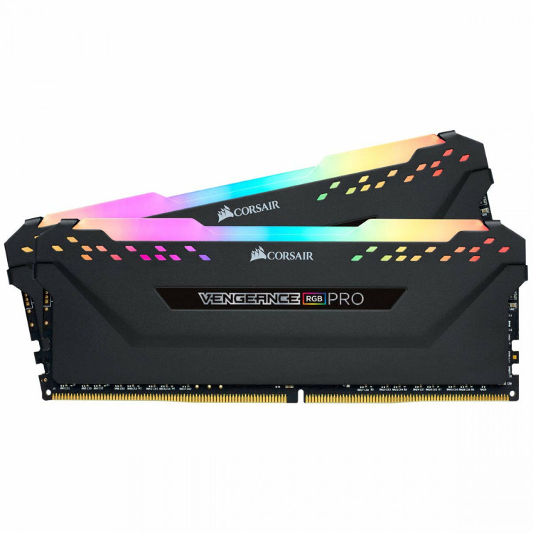 رم Corsair VENGEANCE RGB PRO 16GB Dual 3200MHz CL16 - Black