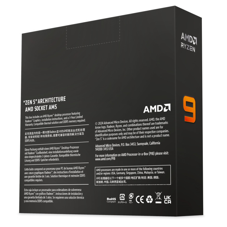 پردازنده AMD Ryzen 9 9950X3D