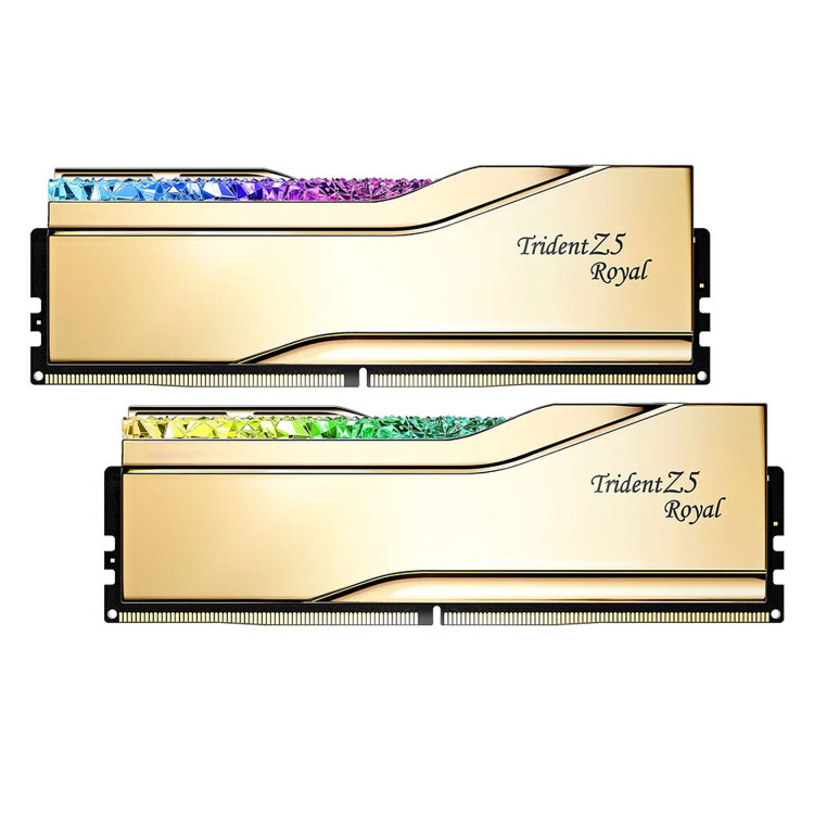 رم G.Skill Trident Z5 Royal 32GB Dual 7200MHz CL34 - Gold